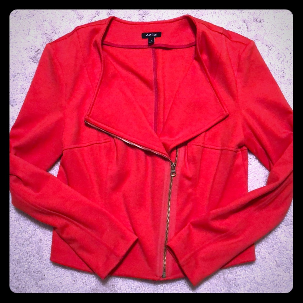 Coral Moto Jacket